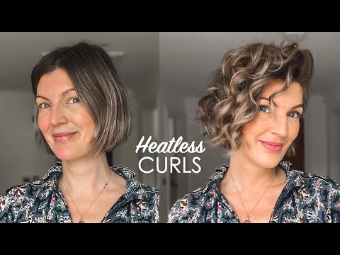 Heatless Curls For SHORT Hair | Shonagh Scott