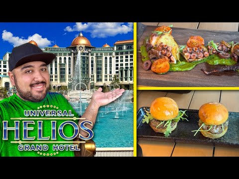 Universal Helios Grand Hotel OPENING DAY! Flora Taverna & Bar Helios Restaurant Review!