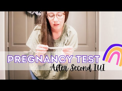 PREGNANCY TEST VIDEO || SECOND IUI FOR UNEXPLAINED SECONDARY INFERTILITY