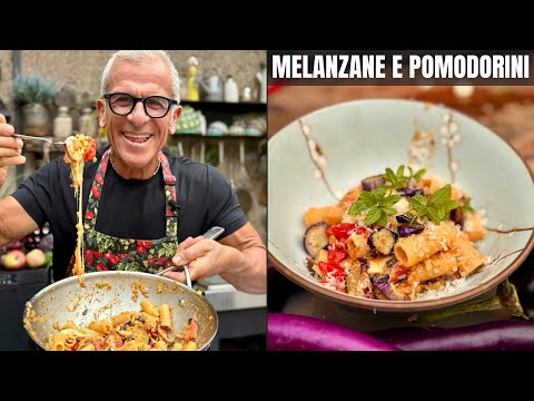 Pasta alle 4 Melanzane con Pomodorini - Ricetta di Chef Max Mariola
