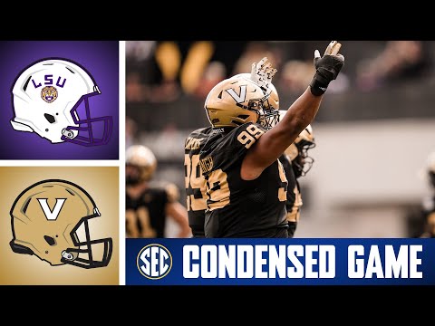 No. 10 LSU Tigers at No. 17 Vanderbilt Commodores | Condensed Game | 2025 SEC Football