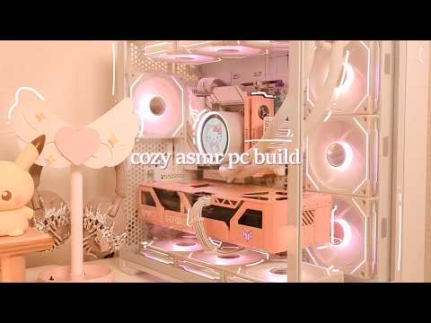 building a $4000 aesthetic pink gaming pc | 9800x3D, rtx 5080, o11 vision compact, kraken 360 elite