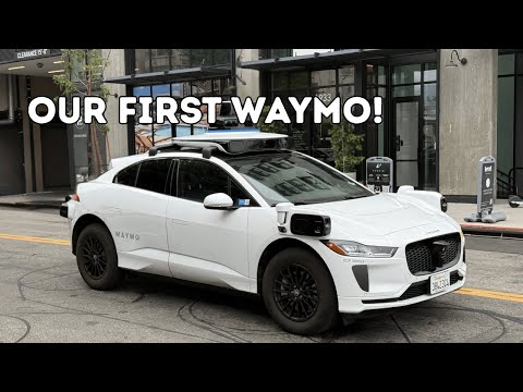 We Tried a Self-Driving Car in LA! Our First Waymo Experience/App Tour