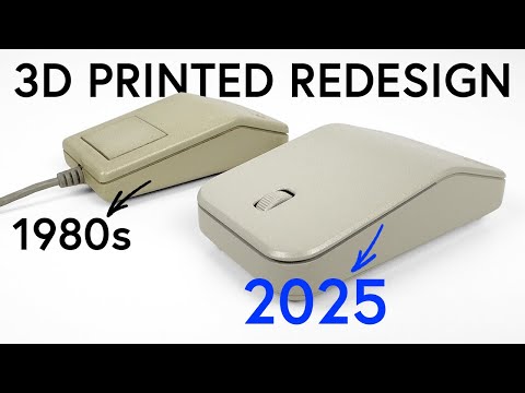 3D Printed Retro Mouse