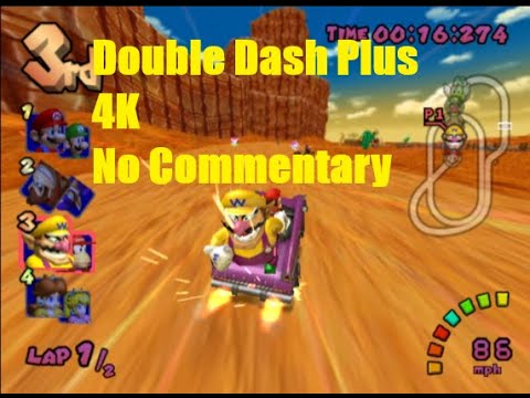 MK: Double Dash!! Plus - Mushroom Cup 200 CC Set 2 -Co-op Diddy Kong and Wario (4K)(No Commentary)