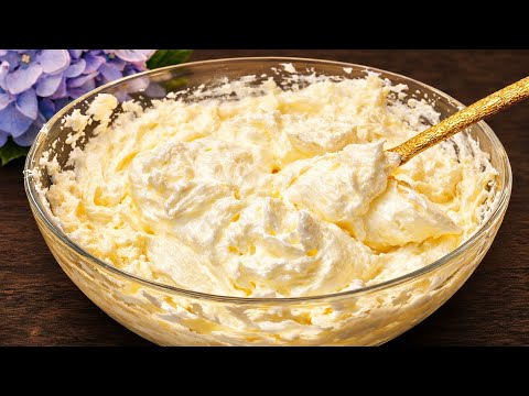 Delicious CUSTARD for Napoleon cake, Medovik, and éclairs! The Easiest Classic Recipe!