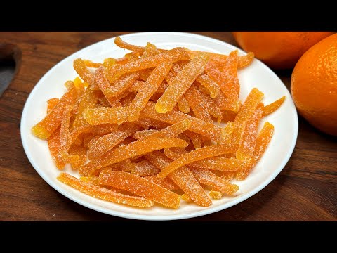 How to Make Candied Orange Peels at Home | Best Holiday Dessert Recipe Ever!