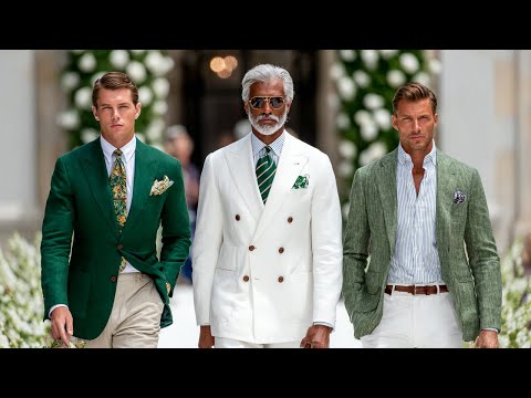 Ralph Lauren Spring Summer 2026 Men’s Fashion Show | Elegant Luxury Summer Outfits