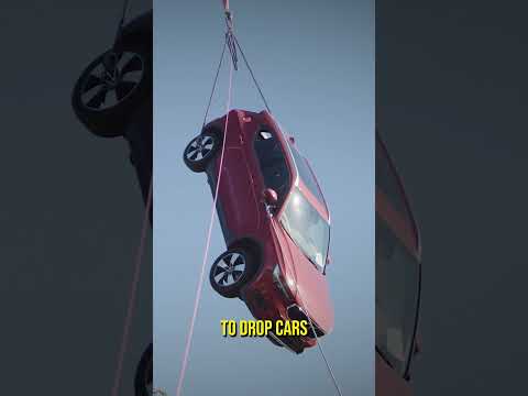 Volvo Dropped New Cars From A Crane (To Save Lives)