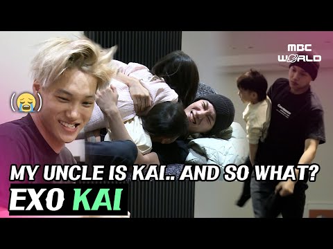 [C.C] Kai's Nephew said "Hey Uncle, You are a terrible Dancer!" 😭😂 #EXO #KAI