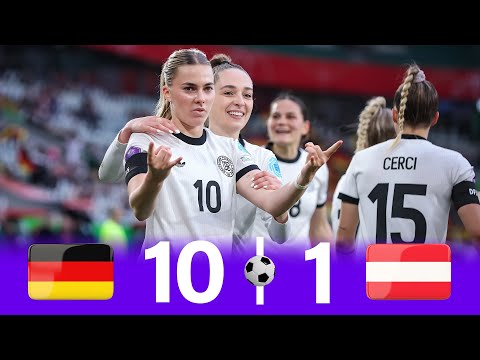 Germany Destroy Scotland 10-1 | Two-Leg Summary – UEFA Women’s Nations League 2025