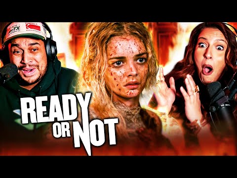 READY OR NOT (2019) MOVIE REACTION – WHAT DID WE JUST WATCH?! – FIRST TIME WATCHING – REVIEW