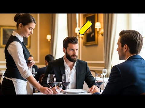 La serveuse a changé son verre en silence — le milliardaire a observé, réalisant qu'elle lui avait s