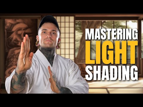 MASTERING Light Shading in JAPANESE Illustrative tattoos