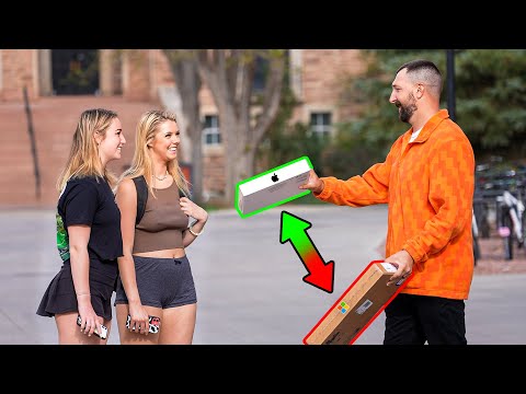 Making Strangers Choose Between A Free Mac Or Free PC..