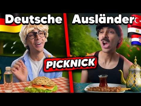 Deutsche vs Ausländer beim PICKNICK 😳😂 |  Mohi__07