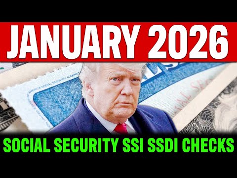 GOOD NEWS: Social Security SSI SSDI Checks | $997 - $5,251 | JANUARY 2026 Payments | SSA Update