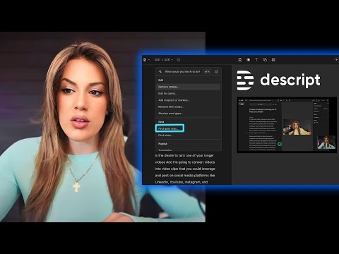 Descript Tutorial: Repurpose Long Video into Shorts