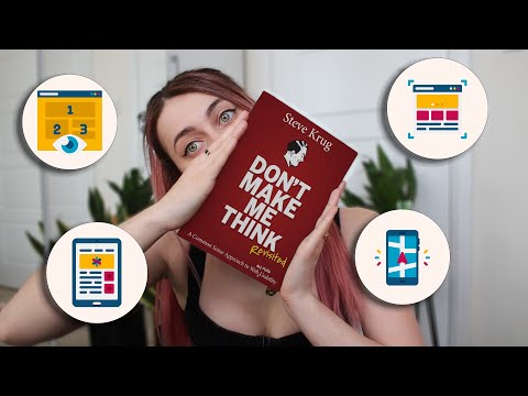 Don't Make Me Think by Steve Krug | UX Design Book Summary