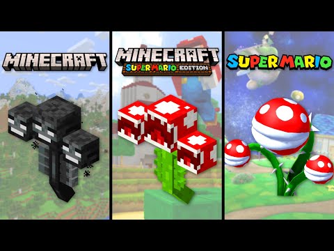 Minecraft: Super Mario Mash-up - All Mobs Comparison