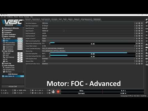 VESC Tool - all the settings that matter