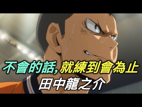 排球少年人物誌31｜平凡的球員，幸福的男人－田中龍之介【RIVER動漫人物誌】