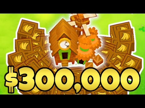I Made The New BIGGEST Farm Ever - $300,000 PER ROUND! (Bloons TD 6)