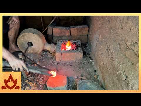 Primitive Technology: Re-smelting previously made iron