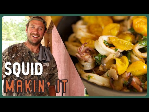 Cookin’ SQUID & Tomatoes in a Pizza Oven | Makin' It! Ep. 9 | Brad Leone
