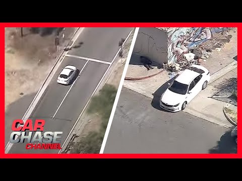 FULL CHASE: LAPD officers chase suspects in reported stolen vehicle | Car Chase Channel