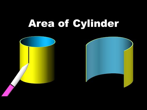Curved Surface Area of a Cylinder || in Hindi for Class 9