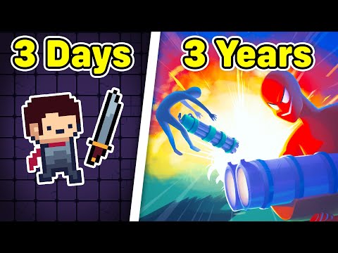 3 Days Vs 3 Years of Game Development!