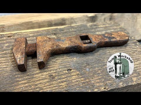 Restoration of pre WWII French Adjustable Wrench