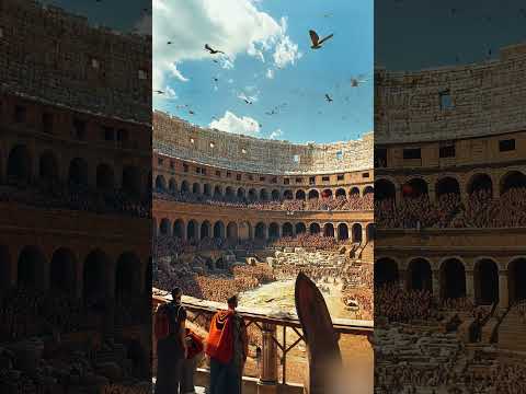 We asked AI to show us the Roman Empire #history #romanempire