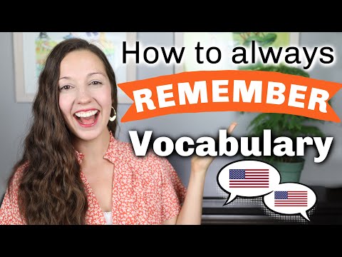 Help! I can't remember the words I learn!