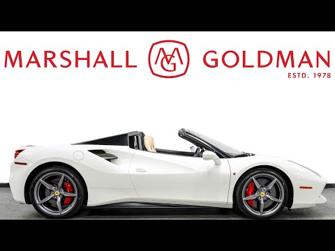2018 Ferrari 488 Spider in Bianco Avus over Sabbia for sale