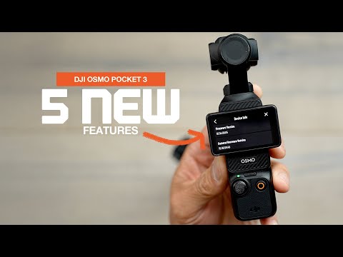 5 NEW FEATURES + 1 BONUS - DJI Pocket 3 Firmware Update V01.06.08.04