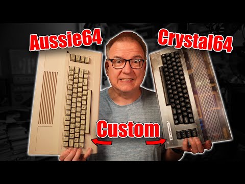 Custom C64 Builds: Crystal and Aussie