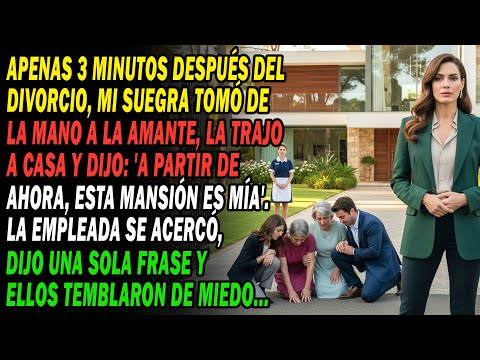 A Los 3 Min Del Divorcio, Mi Ex Trae A La Amante. La Empleada Revela Un Secreto Y Los Deja Helados..