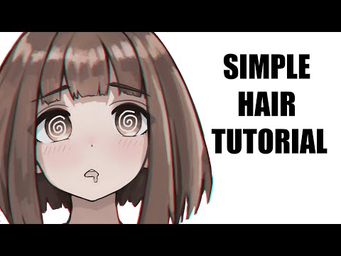 Learn To Draw Hair In Under 5 Minutes, Simple Tutorial