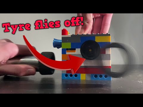 I Made a Lego Vacuum Turbine so Powerful it Expands Tyres!