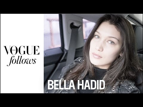 A Day in the Life of Bella Hadid at Miu Miu during Fashion Week | Vogue Paris
