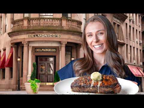 Trying Delmonico’s the Restaurant That Popularized Restaurants!
