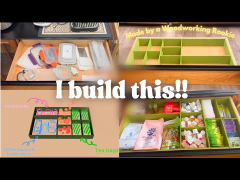 DIY Drawer Organizer for My Tiny Kitchen (Second Ever Woodworking Project)