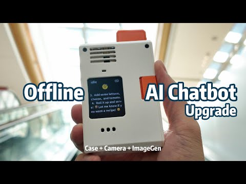 Raspberry Pi 5 Offline AI Chatbot Upgrade – Case, Camera & Gemini Image Generation