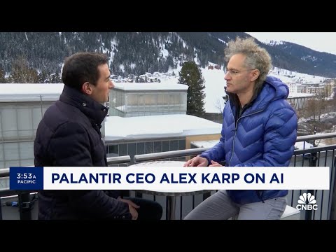 Palantir CEO Alex Karp on Israel, AI and Outlook | CNBC at Davos 2024