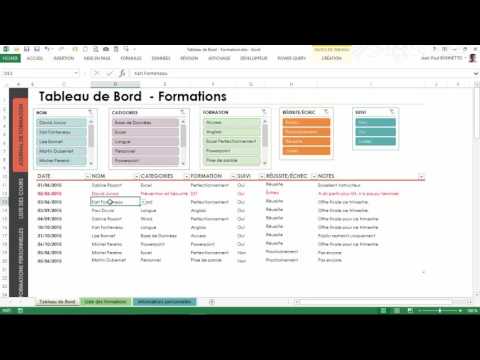 Excel - Créer des Tableaux de Bord rapidement grâce aux Segments