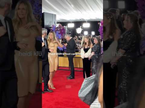 Heidi Klum Deserves a Grammy For Her Red Carpet Walk