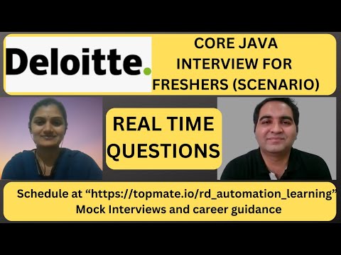 Deloitte Java Interview Questions | Core Java Interview Questions