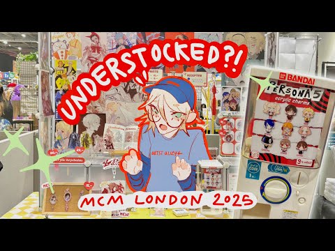 Totally Understocked for my First International Artist Alley?! | MCM London May 2025 Con Vlog